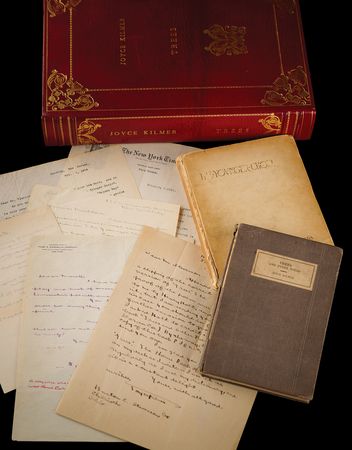 Lot #487 Joyce Kilmer Archive: (2) Signed Books