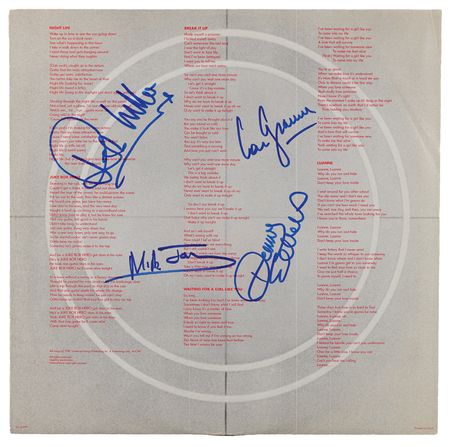 Lot #590 Foreigner Signed Album and Inner Sleeve - 4 - Image 3