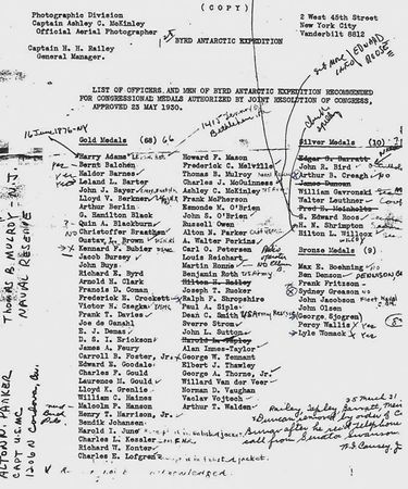 Lot #204 Richard E. Byrd: Congressional Gold Medal from the 1928-1930 Byrd Antarctic Expedition with Signed Transmittal Letter from Admiral Byrd - Presented to the Expedition's Supply Officer - Image 4