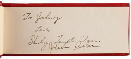 Lot #722 John Wayne and Entertainers (25) Signatures in Autograph Album - Image 3