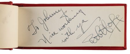 Lot #722 John Wayne and Entertainers (25) Signatures in Autograph Album - Image 8