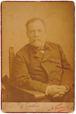 Lot #191 Louis Pasteur Signed Photograph