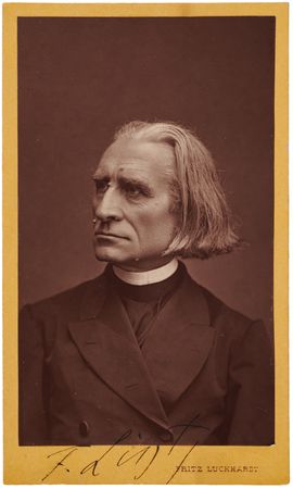 Lot #515 Franz Liszt Signed Photograph