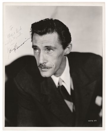 Lot #650 John Carradine Signed Photograph
