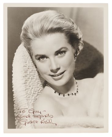 Lot #633 Grace Kelly Signed Photograph
