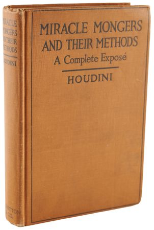 Lot #631 Harry Houdini Signed Book - Miracle Mongers and Their Methods - Image 3