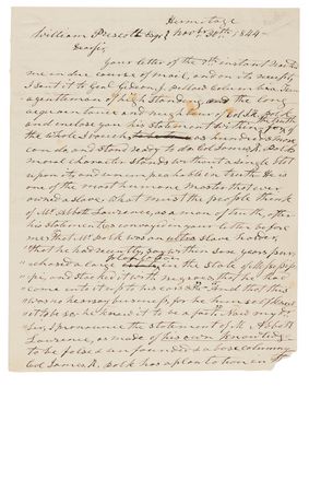 Lot #4 Andrew Jackson Autograph Letter Signed, Criticizing False Allegations Against His Protégé: 