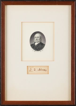 Lot #43 John Quincy Adams Signature - Image 1