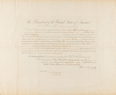 Lot #94 Presidents (5) Documents Signed - Cleveland, Harrison, Wilson, Harding, and Coolidge - Image 3