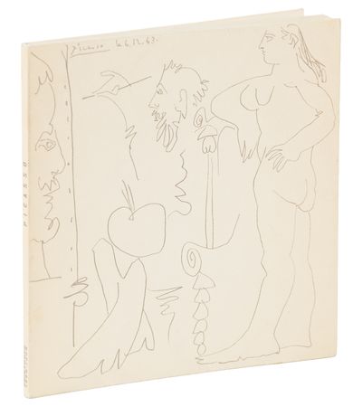 Lot #457 Pablo Picasso Signed 1964 Exhibition Catalog (Galerie Louise Leiris) - Image 3