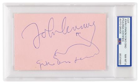Lot #522 Beatles: John Lennon and Yoko Ono