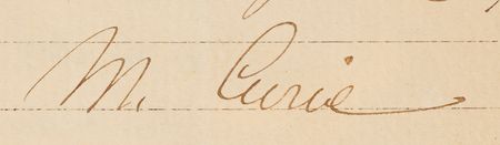 Lot #186 Marie Curie Document Signed - Image 2
