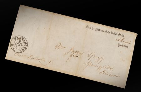 Lot #9 Abraham Lincoln Signed Free Frank as