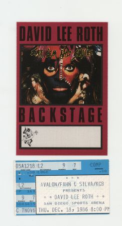 Lot #614 David Lee Roth and Band Signed Album - Eat 'Em and Smile - Image 3