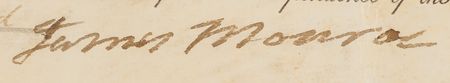 Lot #91 James Monroe Document Signed as President - Image 2