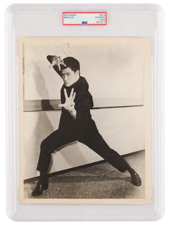 Lot #689 Bruce Lee Original Photograph - PSA Type