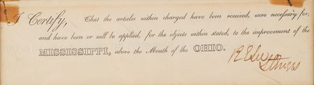 Lot #323 Robert E. Lee Document Signed - Image 2
