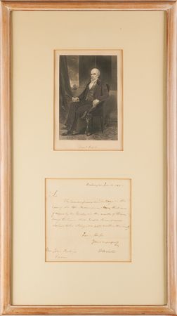 Lot #304 Daniel Webster Autograph Letter Signed on