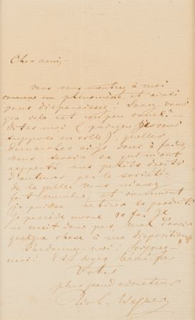 Lot #519 Richard Wagner Autograph Letter Signed - Image 2