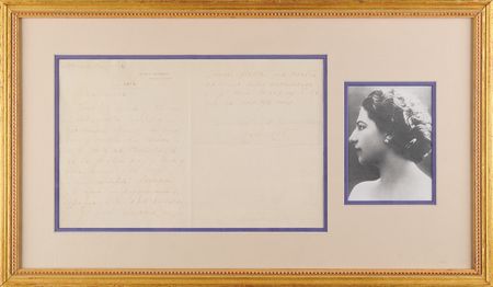 Lot #227 Mata Hari Autograph Letter Signed,