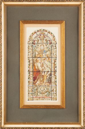 Lot #462 John La Farge: Original Stained Glass