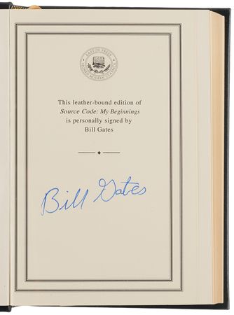Lot #248 Bill Gates Signed Book - Source Code - PSA GEM MINT 10 - Image 4
