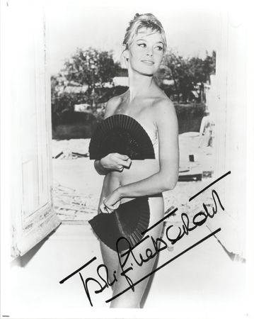 Lot #645 Brigitte Bardot Signed Photograph