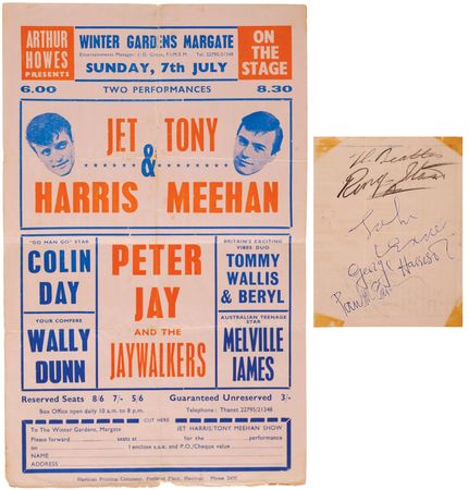 Lot #520 Beatles Signed 1963 Winter Gardens