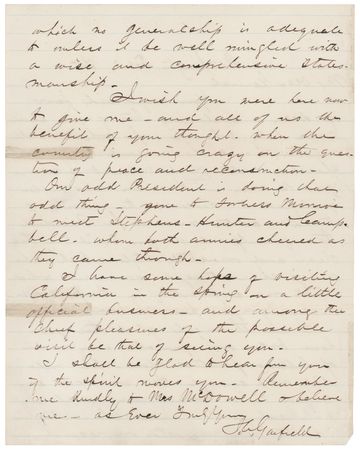 Lot #28 James A. Garfield War-Dated Autograph Letter Signed on Abraham Lincoln - 