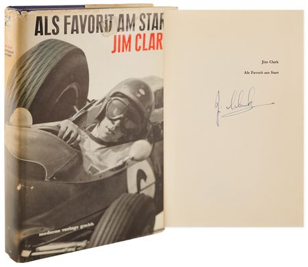 Lot #735 Jim Clark Signed Book - Als Favorit am