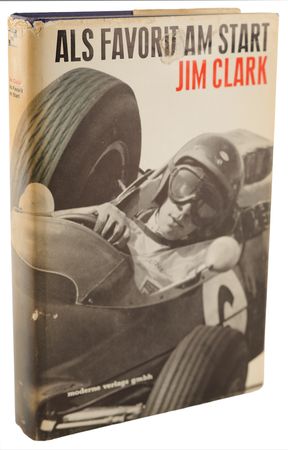Lot #735 Jim Clark Signed Book - Als Favorit am Start [Starting as Favorite] - Image 3