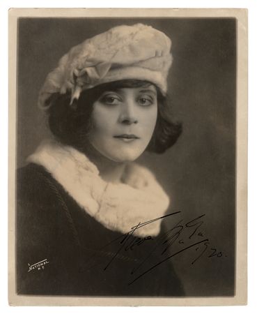Lot #643 Theda Bara Signed Photograph