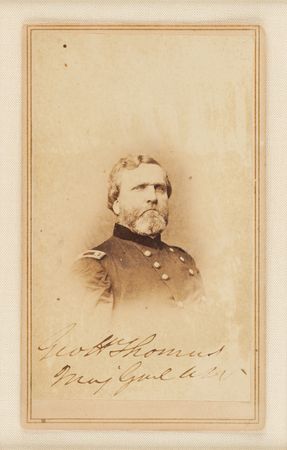 Lot #392 George H. Thomas Signed Photograph - Image 1