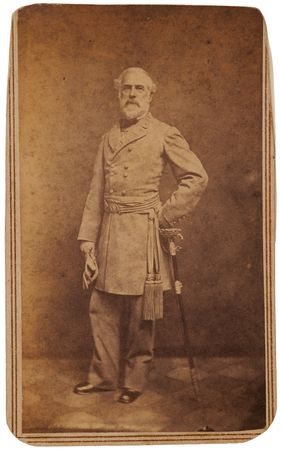 Lot #321 Robert E. Lee Signed Photograph - Rare Full-Length Example Dated Nine Months After the Civil War - Image 1