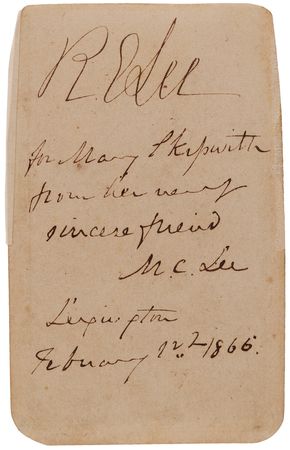 Lot #321 Robert E. Lee Signed Photograph - Rare Full-Length Example Dated Nine Months After the Civil War - Image 2