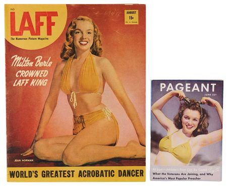 Lot #703 Marilyn Monroe (2) Early Magazines from 1946 - Pageant and LAFF - Image 1