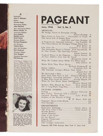Lot #703 Marilyn Monroe (2) Early Magazines from 1946 - Pageant and LAFF - Image 3