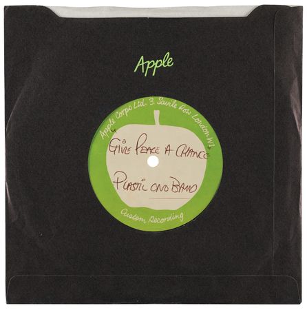 Lot #572 Beatles: John Lennon Apple Records Stereo Acetate for 
