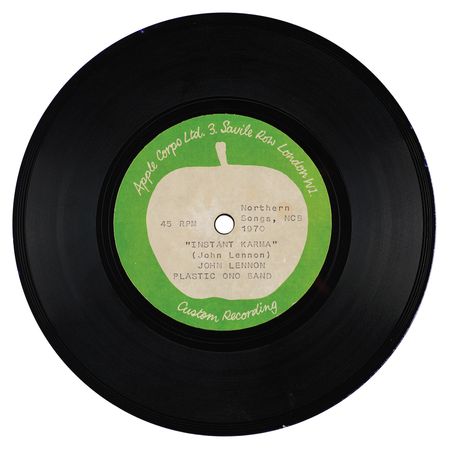 Lot #573 Beatles: John Lennon Apple Records Mono