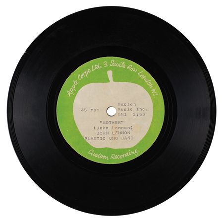 Lot #574 Beatles: John Lennon Apple Records Mono
