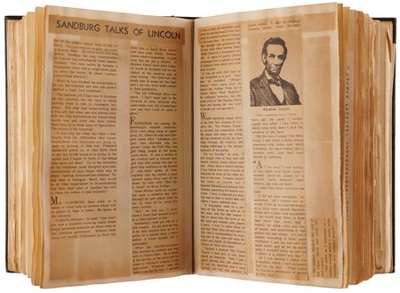 Lot #88 Abraham Lincoln: Carl Sandburg Signed Book - Presented to a Prominent Lincoln Scholar - Image 3