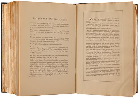 Lot #88 Abraham Lincoln: Carl Sandburg Signed Book - Presented to a Prominent Lincoln Scholar - Image 4