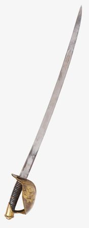 Lot #411 Civil War-Dated US Model 1860 Naval Cutlass by Ames Mfg. Co. - Image 1