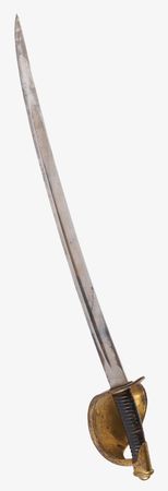 Lot #411 Civil War-Dated US Model 1860 Naval Cutlass by Ames Mfg. Co. - Image 2