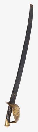 Lot #411 Civil War-Dated US Model 1860 Naval Cutlass by Ames Mfg. Co. - Image 4