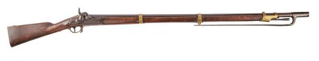 Lot #413 Prussian Model 1809/39 Percussion Musket with Bayonet - Image 1