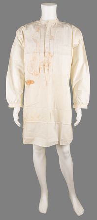 Lot #421 Civil War-Era Pleated-Front Shirt - Image 1