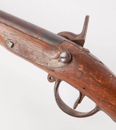 Lot #422 Privately Made Short Percussion Musket Using a US Model 1795 Harpers Ferry Lock - Image 6