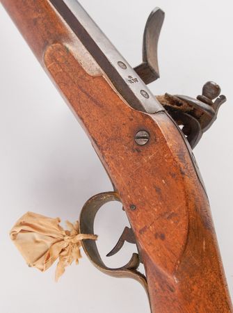 Lot #423 American Flintlock Fowling Gun with French 1763-1766 Pattern Musket Lock - Image 8