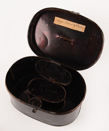 Lot #425 Civil War-Era US Army Artillery Colonel's Dress Epaulettes with Storage Tin Identified to Maj. Gen. Nathaniel P. Banks - Image 5